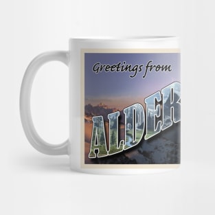 Alderaan Travel Postcard Mug